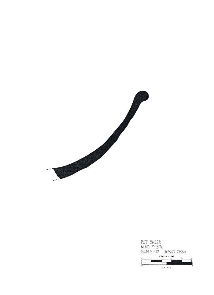 Artifact Drawing - Pot Sherd 