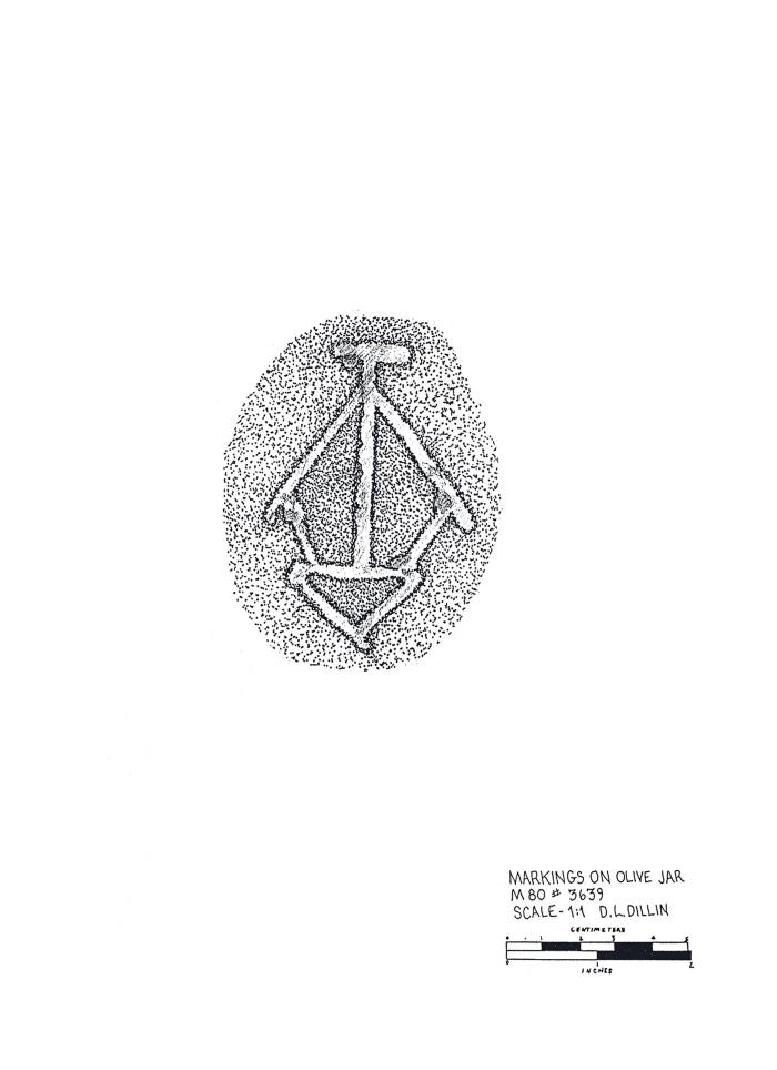 Artifact Drawing - Olive Jar Mark