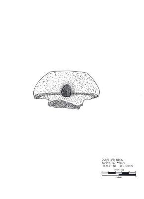 Artifact Drawing - Olive Jar Neck