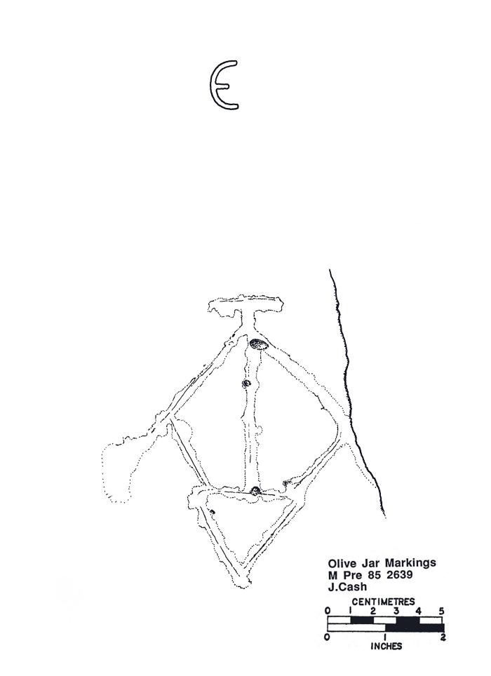 Artifact Drawing - Olive Jar Marks