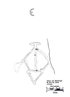 Artifact Drawing - Olive Jar Marks