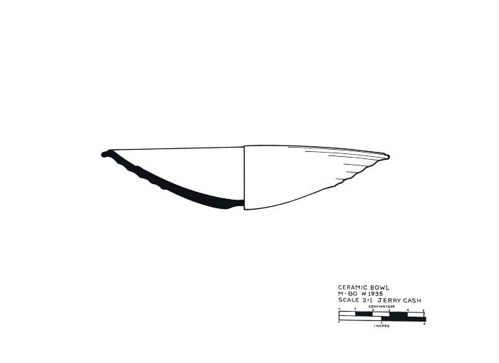 Artifact Drawing - Bowl   