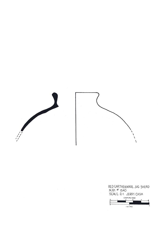 Artifact Drawing - Jug Sherd