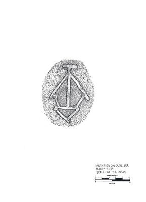 Artifact Drawing - Olive Jar Mark