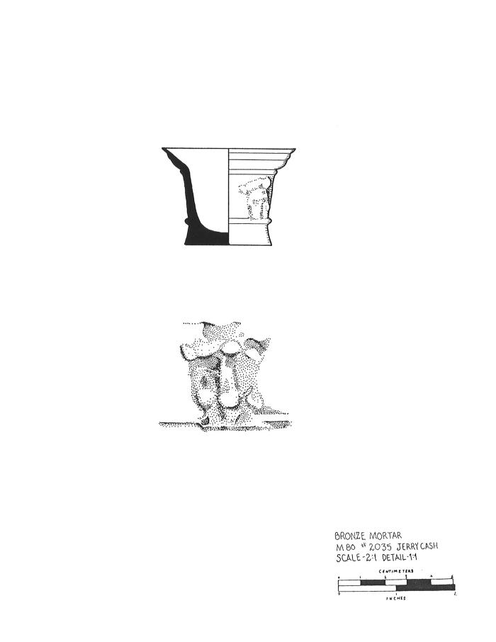 Artifact Drawing -  Mortar 