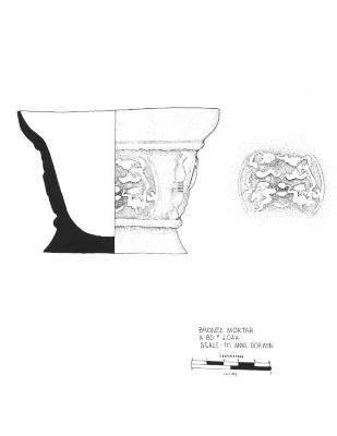 Artifact Drawing -  Mortar