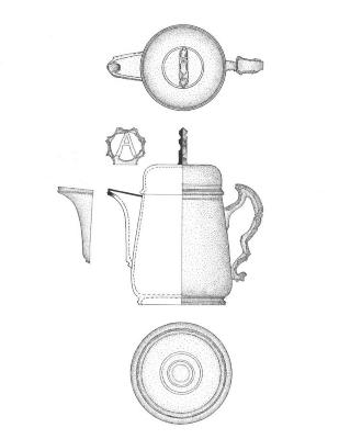 Artifact Drawing -  Ewer 