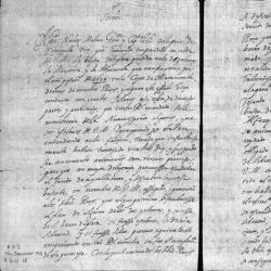 Letter to King Philip IV