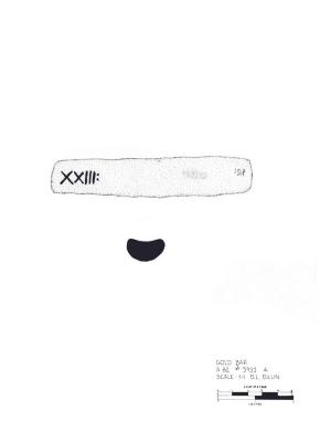 Artifact Drawing - Gold Bar  