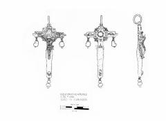 Artifact Drawing - Crucifix