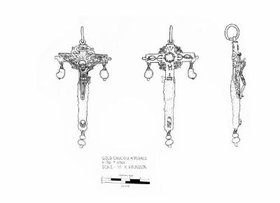 Artifact Drawing - Crucifix