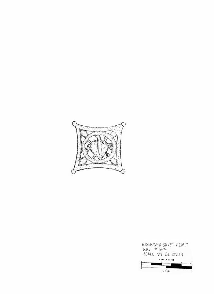 Artifact Drawing - Silver Heart