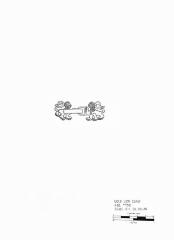 Artifact Drawing - Lion Clasp