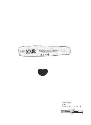 Artifact Drawing - Gold Bar   