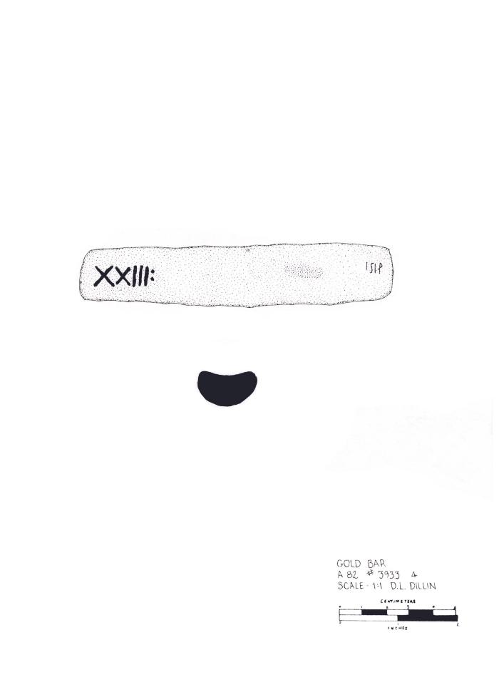 Artifact Drawing - Gold Bar  