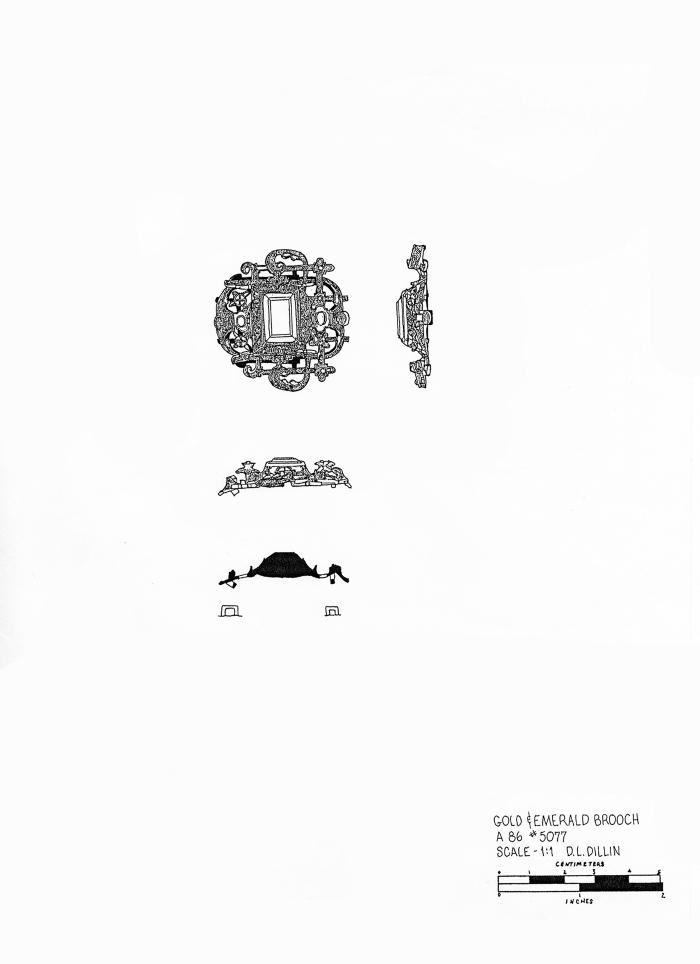 Artifact Drawing - Brooch