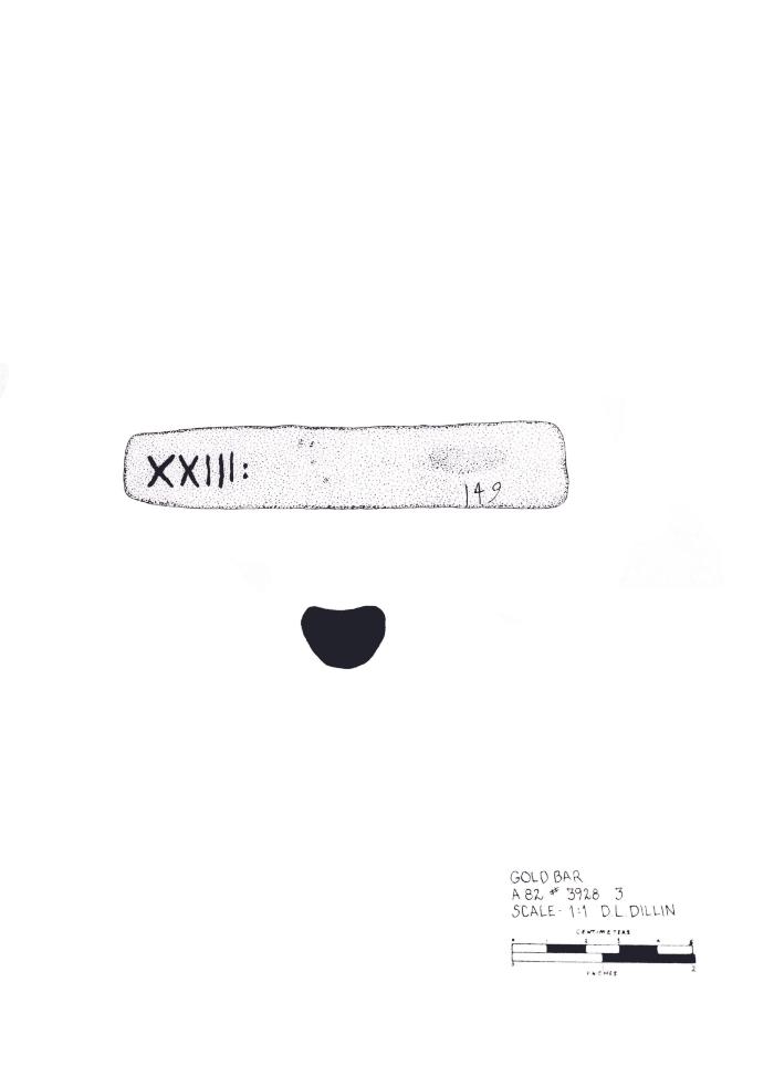 Artifact Drawing - Gold Bar 