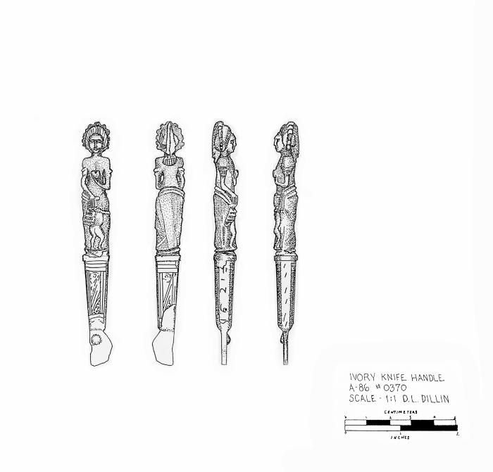 Artifact Drawing - Knife Handle