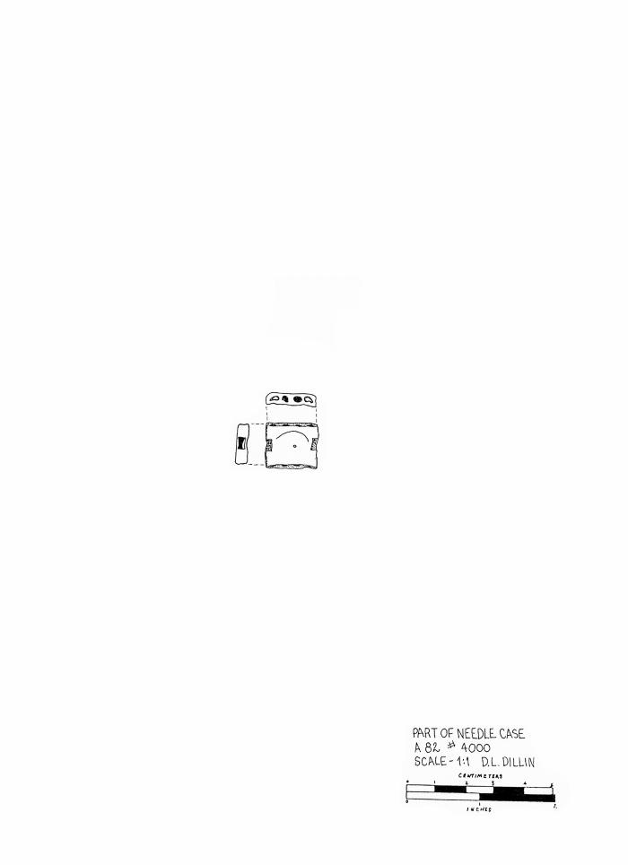 Artifact Drawing - Needle Case Part