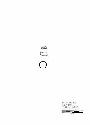 Artifact Drawing - Thimble 
