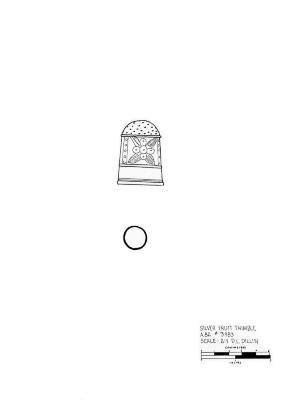 Artifact Drawing - Thimble