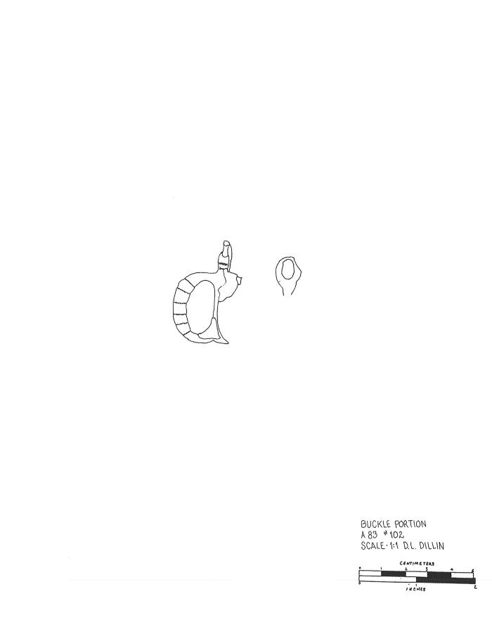Artifact Drawing - Buckle Fragment