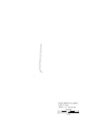 Artifact Drawing - Hair Pin