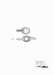 Artifact Drawing - Gold Chain Links