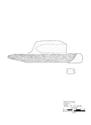 Artifact Drawing - Pocket Knife