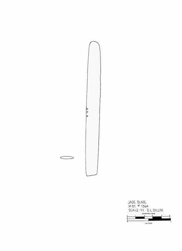 Artifact Drawing - Jade Blade