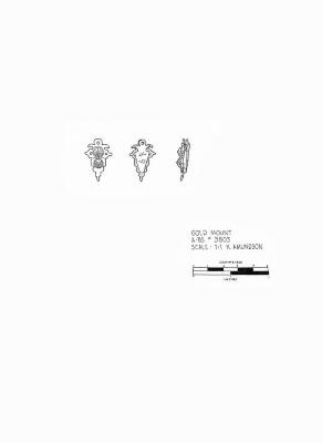 Artifact Drawing - Garment Ornament    