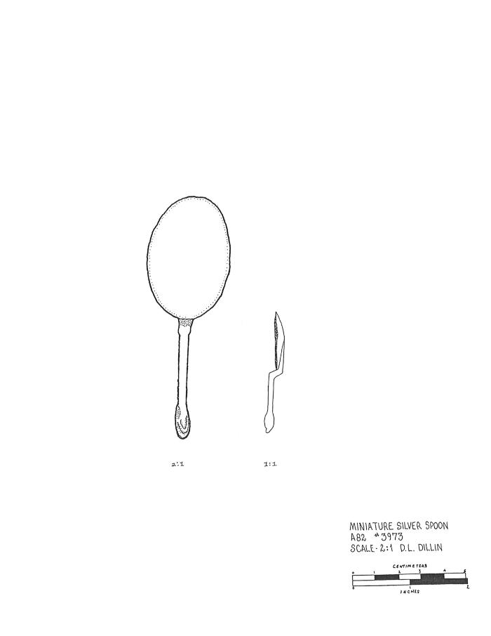 Artifact Drawing - Spoon Miniature