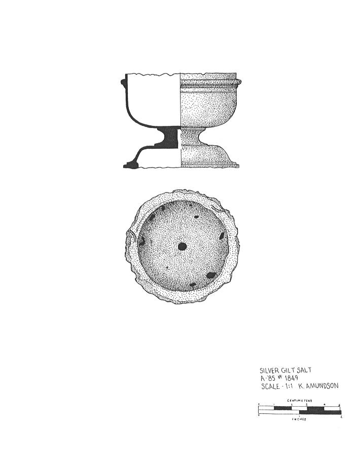 Artifact Drawing - Salt Cellar