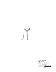 Artifact Drawing - Hair Pin  