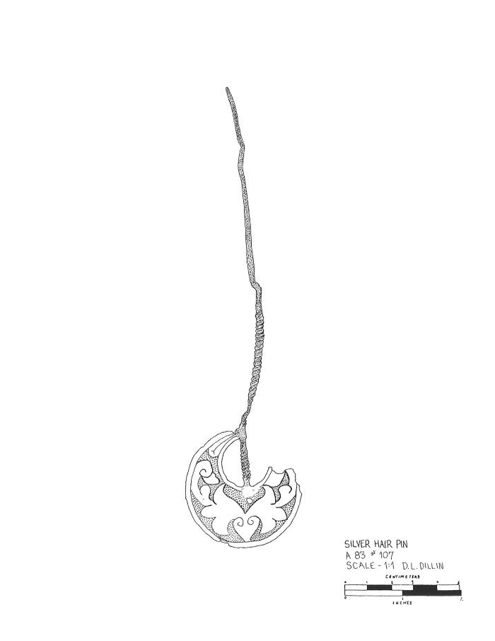 Artifact Drawing - Hair Pin 