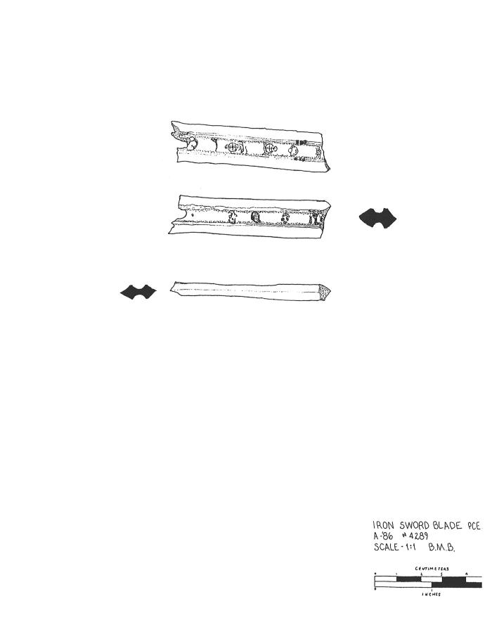 Artifact Drawing - Sword Blade