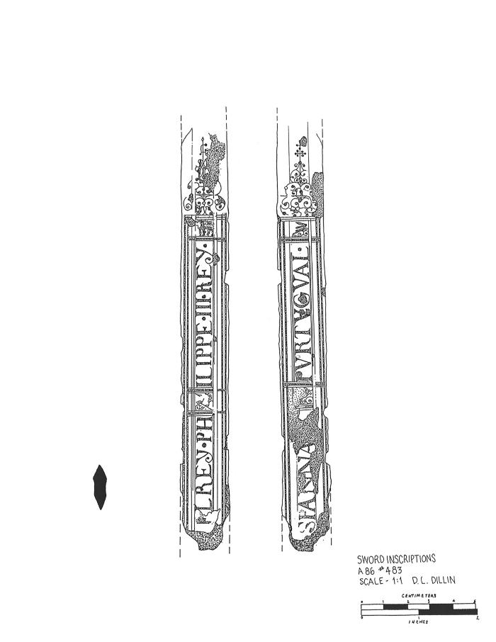 Artifact Drawing - Sword Blade 