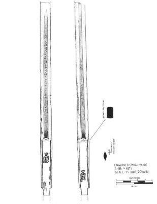 Artifact Drawing - Sword Blade   