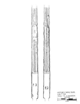 Artifact Drawing - Sword Blade   