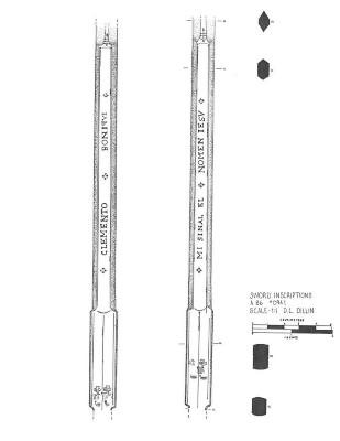 Artifact Drawing - Sword Blade  