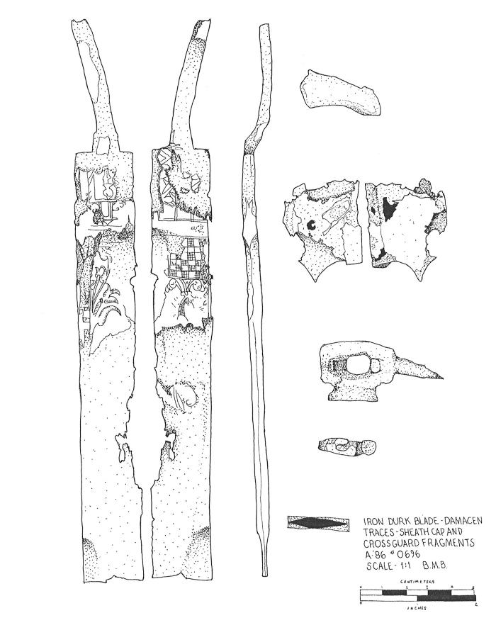 Artifact Drawing - Durk blade 