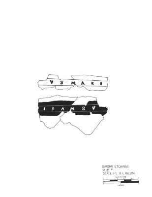 Artifact Drawing - Sword Blade