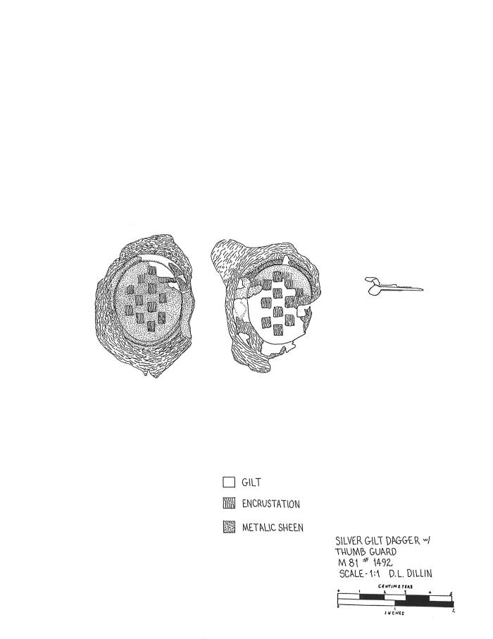Artifact Drawing - Dagger Thumb Guard