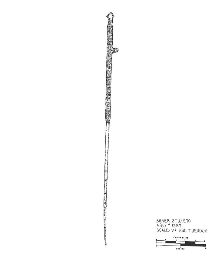 Artifact Drawing - Hair Pin