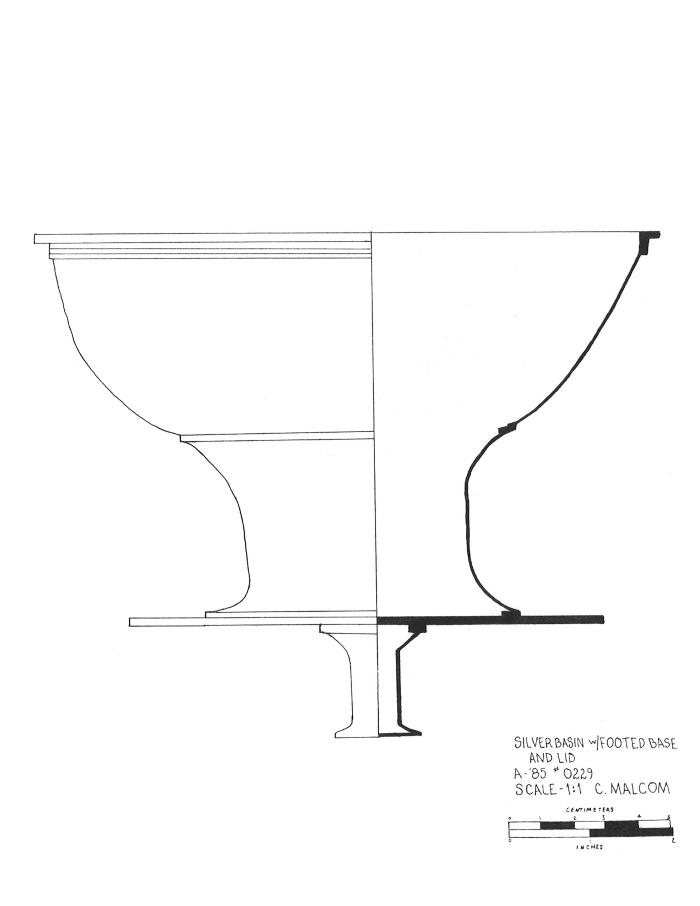 Artifact Drawing - Footed Base