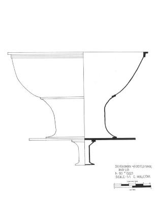Artifact Drawing - Footed Base