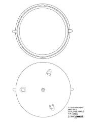 Artifact Drawing - Cast Iron Pot 