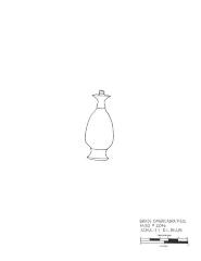 Artifact Drawing - Candlestick Fragment