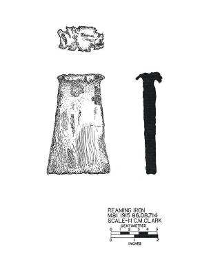 Artifact Drawing - Caulking Chisel