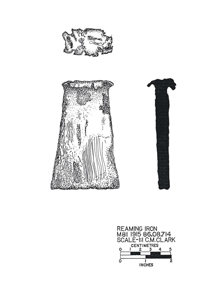 Artifact Drawing - Caulking Chisel